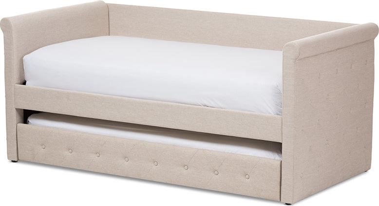 Wholesale Interiors Daybeds - Alena 86.22" Daybed Light Beige