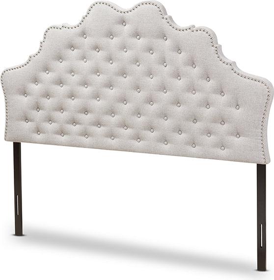 Wholesale Interiors Headboards - Hilda King Headboard Grayish Beige