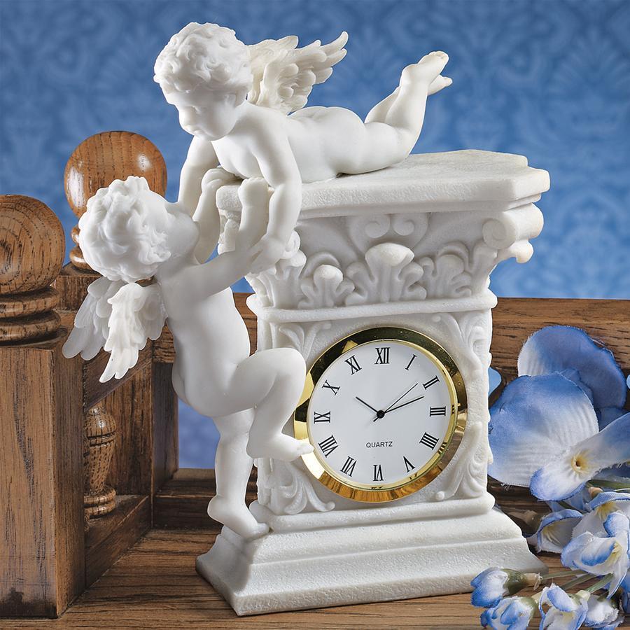 Design Toscano Clocks - Baroque Twin Cherubs Clock