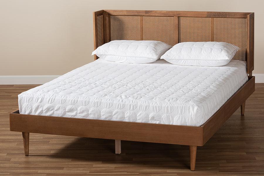 Wholesale Interiors Beds - Rina Full Bed Ash walnut