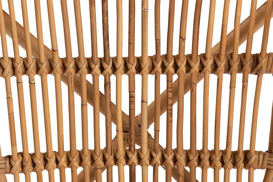 Wholesale Interiors Dining Chairs - Murai Modern Bohemian Natural Brown Rattan Dining Chair