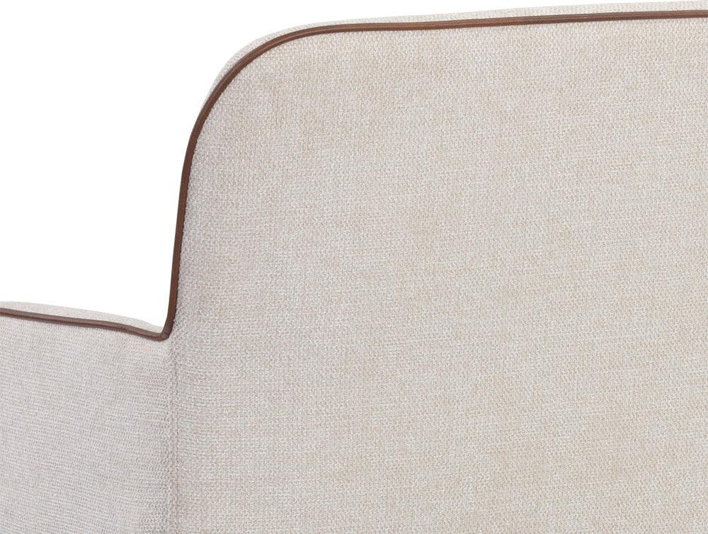 SUNPAN Benches - Cortland Banquette - Belfast Oatmeal