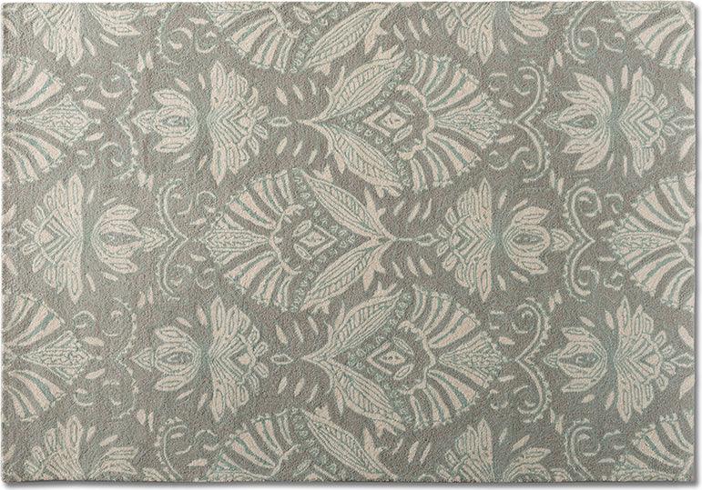 Wholesale Interiors Indoor Rugs - Morain Modern and Contemporary Gray Hand-Tufted Wool Area Rug