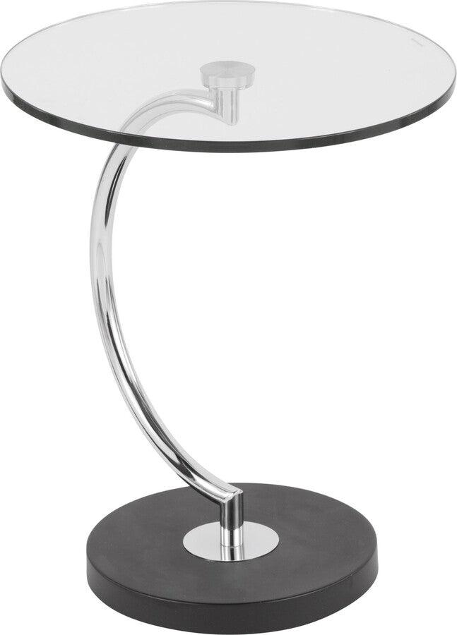 Lumisource Side & End Tables - C End Contemporary Table in Glass
