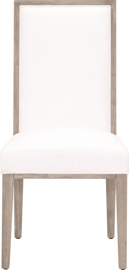 Essentials For Living Dining Chairs - Martin Dining Chair Set of 2 Natural Gray & Pearl White
