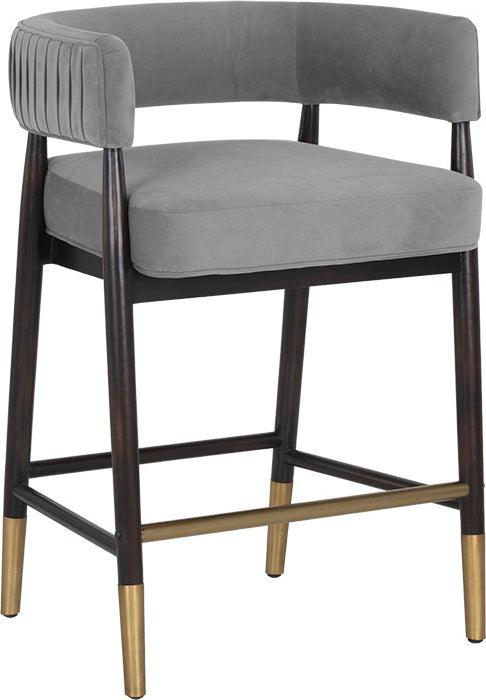 SUNPAN Barstools - Callem Counter Stool - Antonio Charcoal