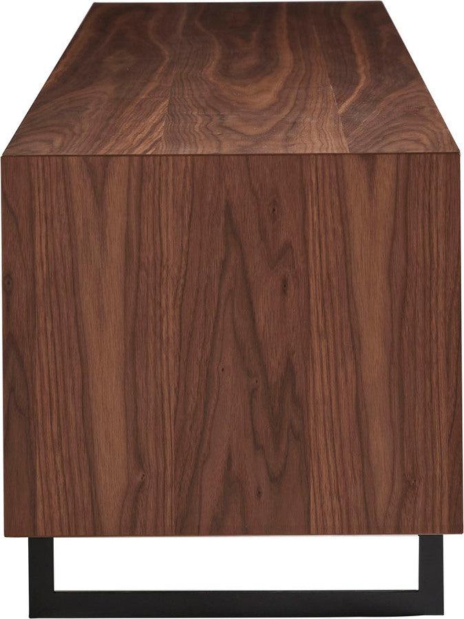 Euro Style TV & Media Units - Anderson 71" Media Stand Walnut & Dark Gray