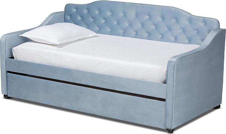 Wholesale Interiors Daybeds - Freda 83.46" Daybed Light Blue