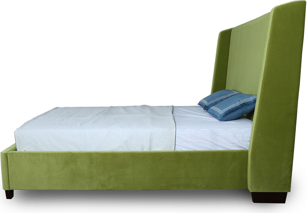 Manhattan Comfort Beds - Parlay Pine Green Queen Bed