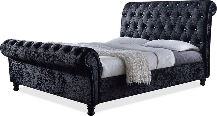 Wholesale Interiors Beds - Castello King Bed Black