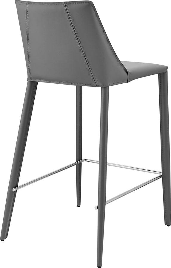 Euro Style Barstools - Kalle Counter Stool in Gray