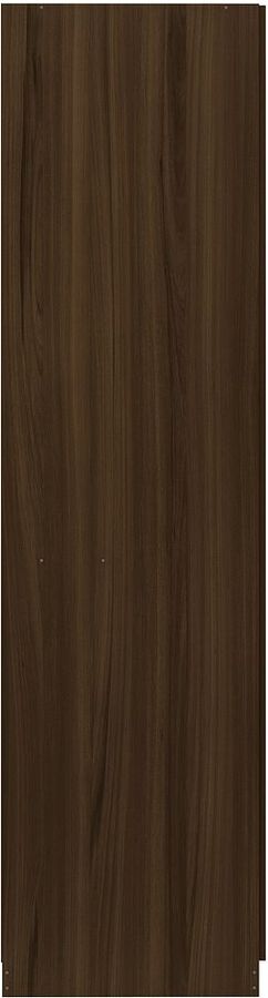 Manhattan Comfort Cabinets & Wardrobes - Gramercy Modern 2-Section Freestanding Wardrobe Armoire Closet in Brown