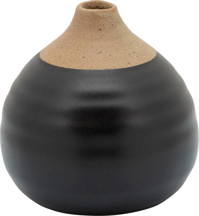 Sagebrook Home Vases - S/3 Matte Bud Vases, Black/Gray/White