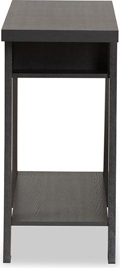 Wholesale Interiors Consoles - Herman Modern and Contemporary Dark Brown Finished Wood 1-Drawer Console Table