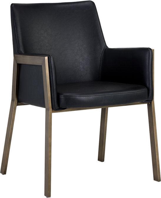 SUNPAN Dining Chairs - Bernadette Dining Armchair - Bravo Black