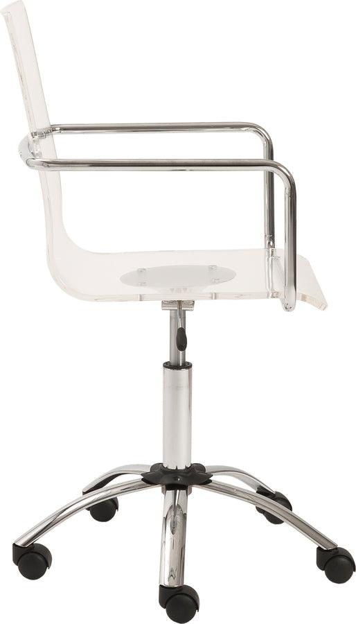 Euro Style Task Chairs - Chloe Office Chair Clear