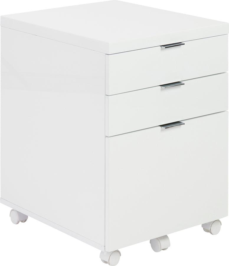 Euro Style File Cabinets - Gilbert File Cabinet White