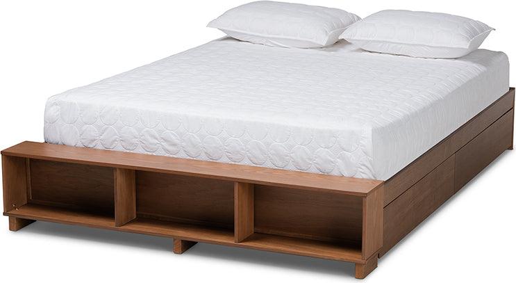 Wholesale Interiors Beds - Arthur Queen Bed Ash walnut