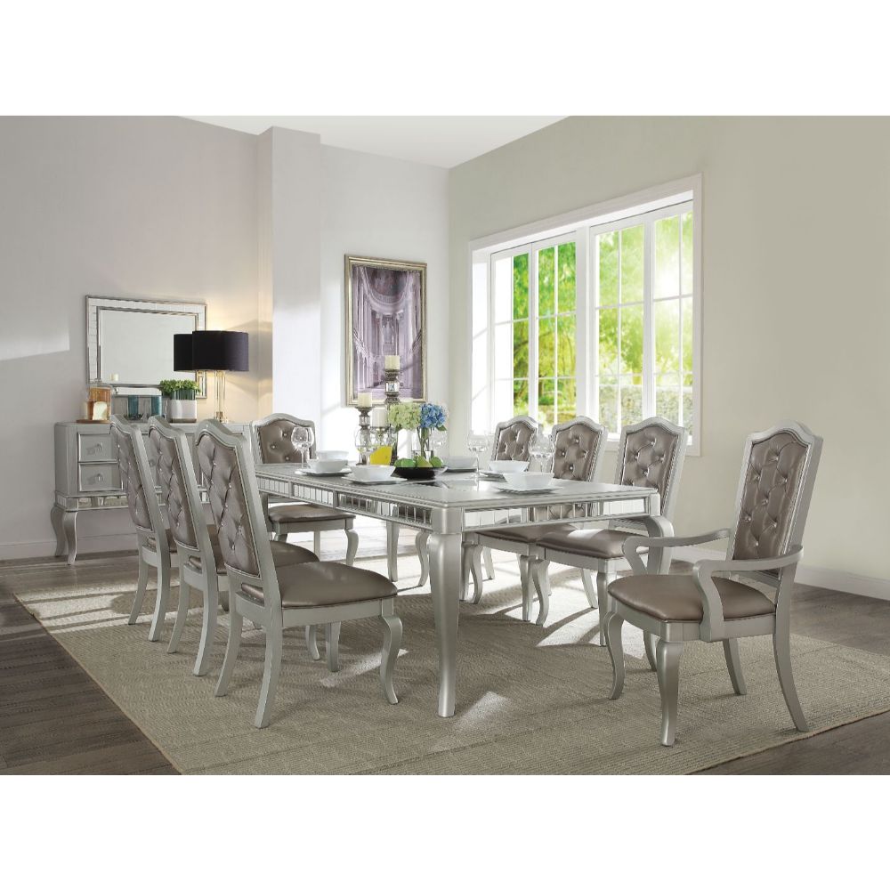 ACME Furniture Dining Tables - Francesca Dining Table, Champagne (62080)