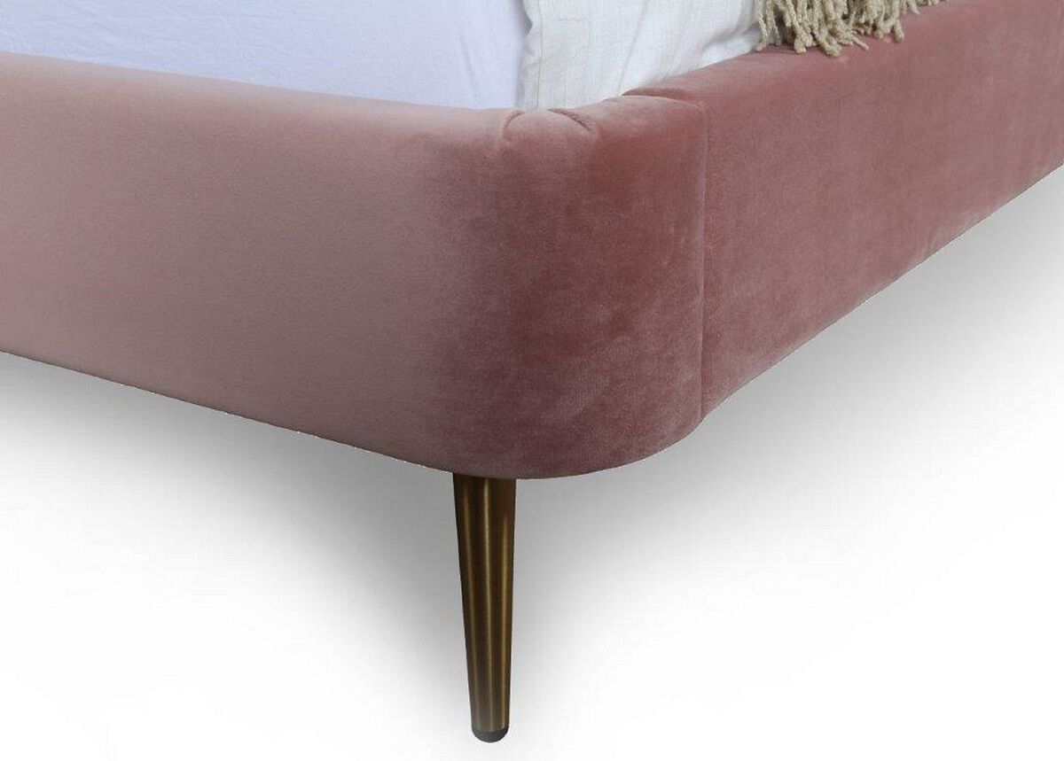 Manhattan Comfort Beds - Heather Full-Size Bed Blush