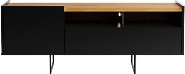 Manhattan Comfort TV & Media Units - Winston 53.14 TV Stand in Black and Cinnamon