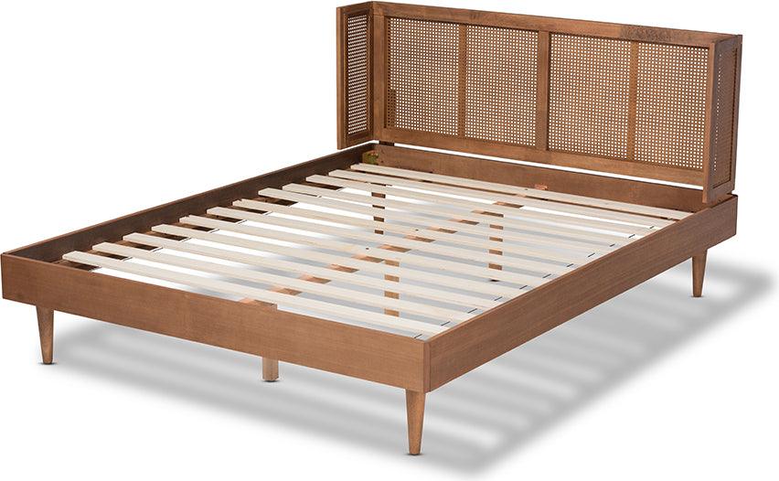 Wholesale Interiors Beds - Rina Full Bed Ash walnut