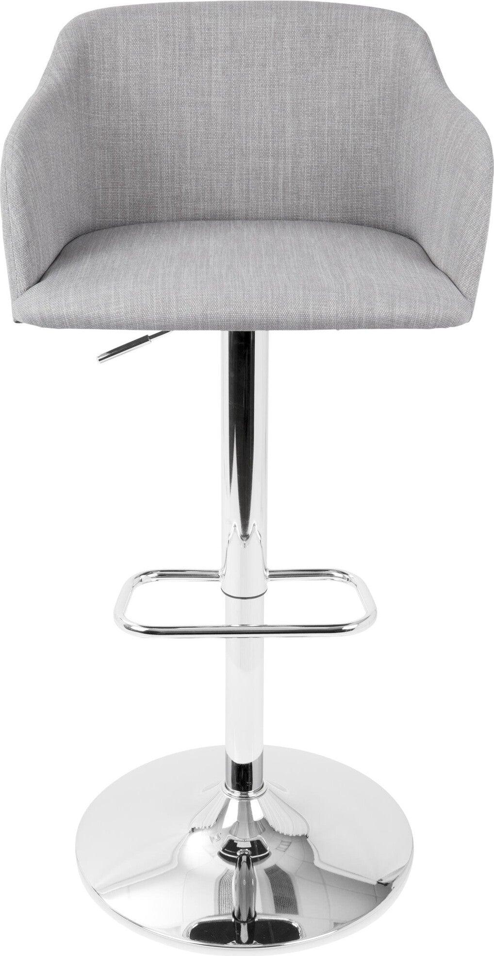 Lumisource Barstools - Daniella Barstool Light Gray