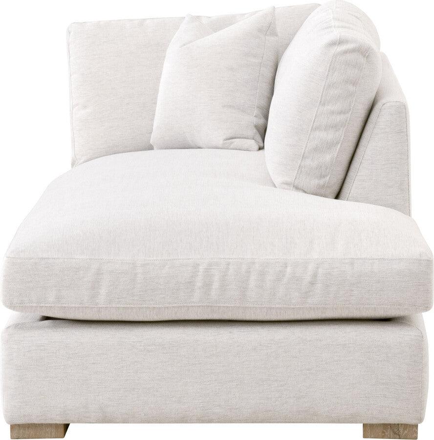 Essentials For Living Accent Chairs - Clara Modular Right-Facing Chaise Natural Gray Oak