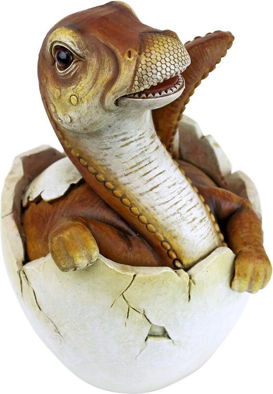 Design Toscano Statues - Baby Raptor Dino Egg Statue