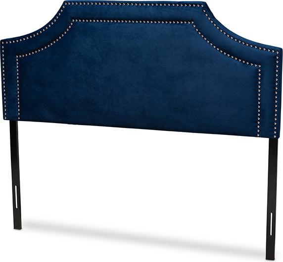 Wholesale Interiors Headboards - Avignon Queen Headboard Navy Blue