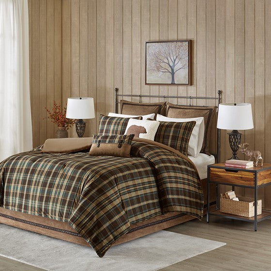 Olliix.com Comforters & Blankets - Oversized Cozy Spun Comforter Set Multi King