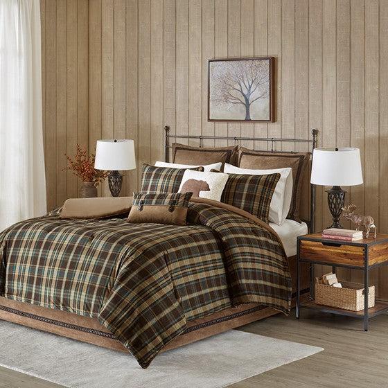 Olliix.com Comforters & Blankets - Oversized Cozy Spun Comforter Set Multi Twin