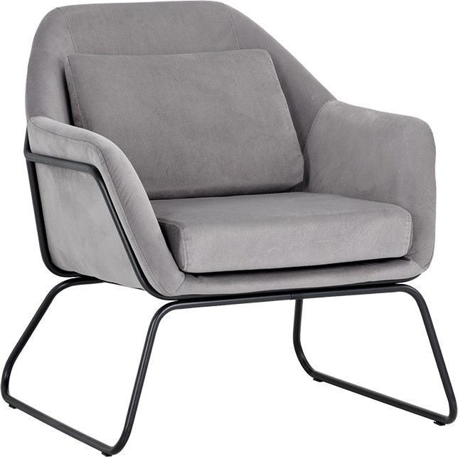 SUNPAN Accent Chairs - Watts Lounge Chair Black Antonio Charcoal