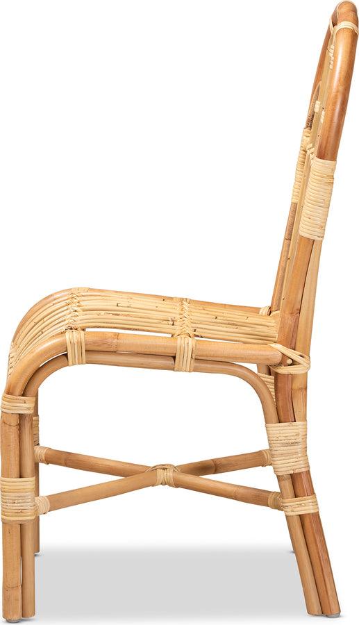 Wholesale Interiors Dining Chairs - Athena Modern and Contemporary Natural Finished Rattan Dining Chair