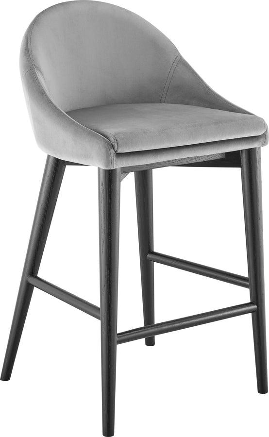 Euro Style Barstools - Baruch Counter Stool Gray