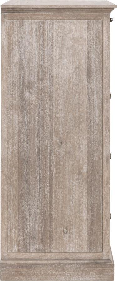 Essentials For Living Chest of Drawers - Eden 5-Drawer High Chest Natural Gray Acacia