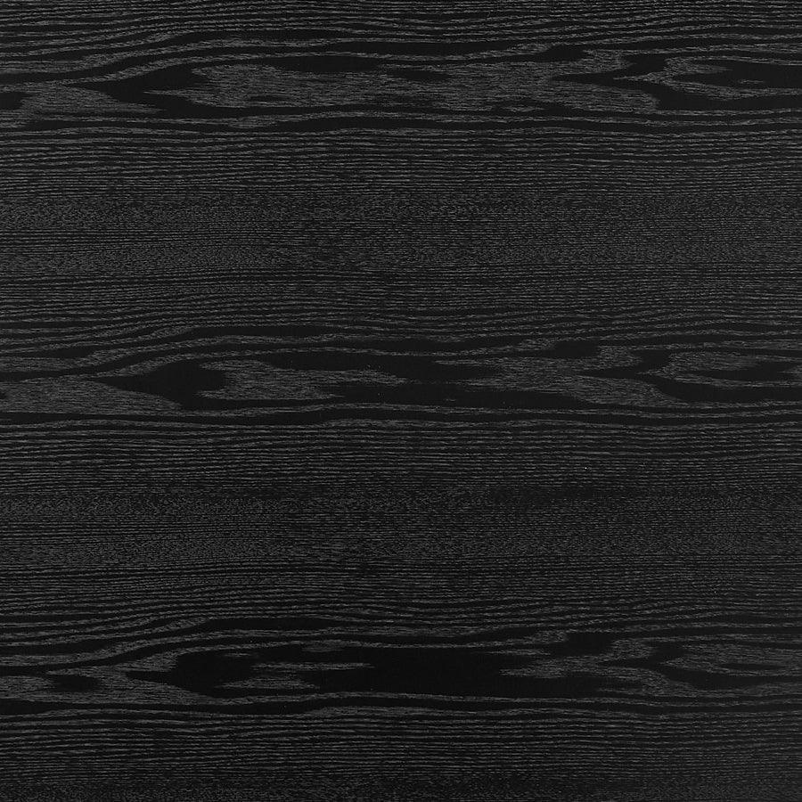 Euro Style Dining Tables - Deodat 79-inch Oval Dining Table in Matte Black