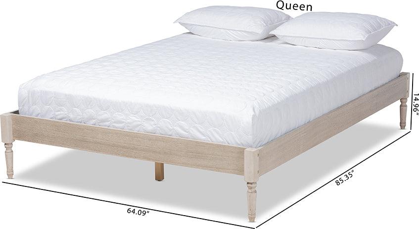 Wholesale Interiors Beds - Colette Queen Bed Antique White