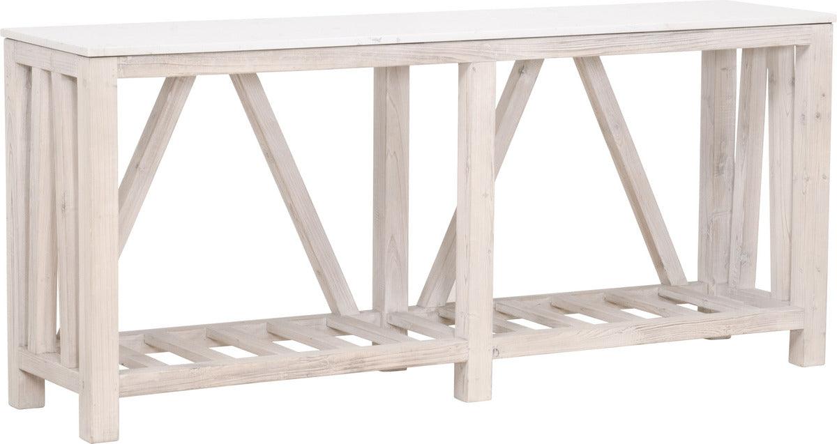 Essentials For Living Consoles - Spruce Console Table White Wash