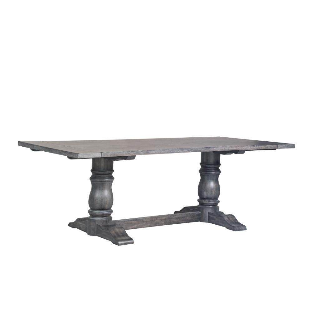 The Fulfiller Dining Chairs - Leventis Dining Table, Weathered Gray (1Set/2Ctn)