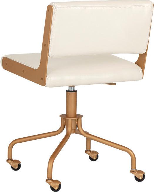 SUNPAN Task Chairs - Davis Office Chair Champagne Gold Castillo Cream
