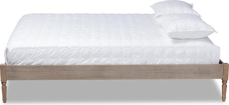 Wholesale Interiors Beds - Colette King Bed Weathered Gray