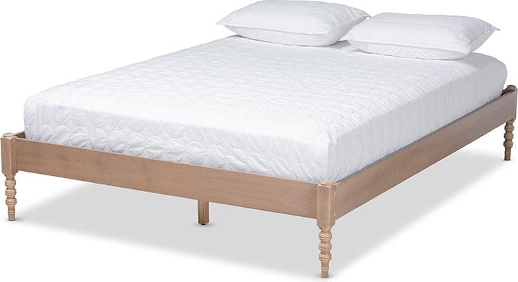 Wholesale Interiors Beds - Cielle Queen Bed Antique oak