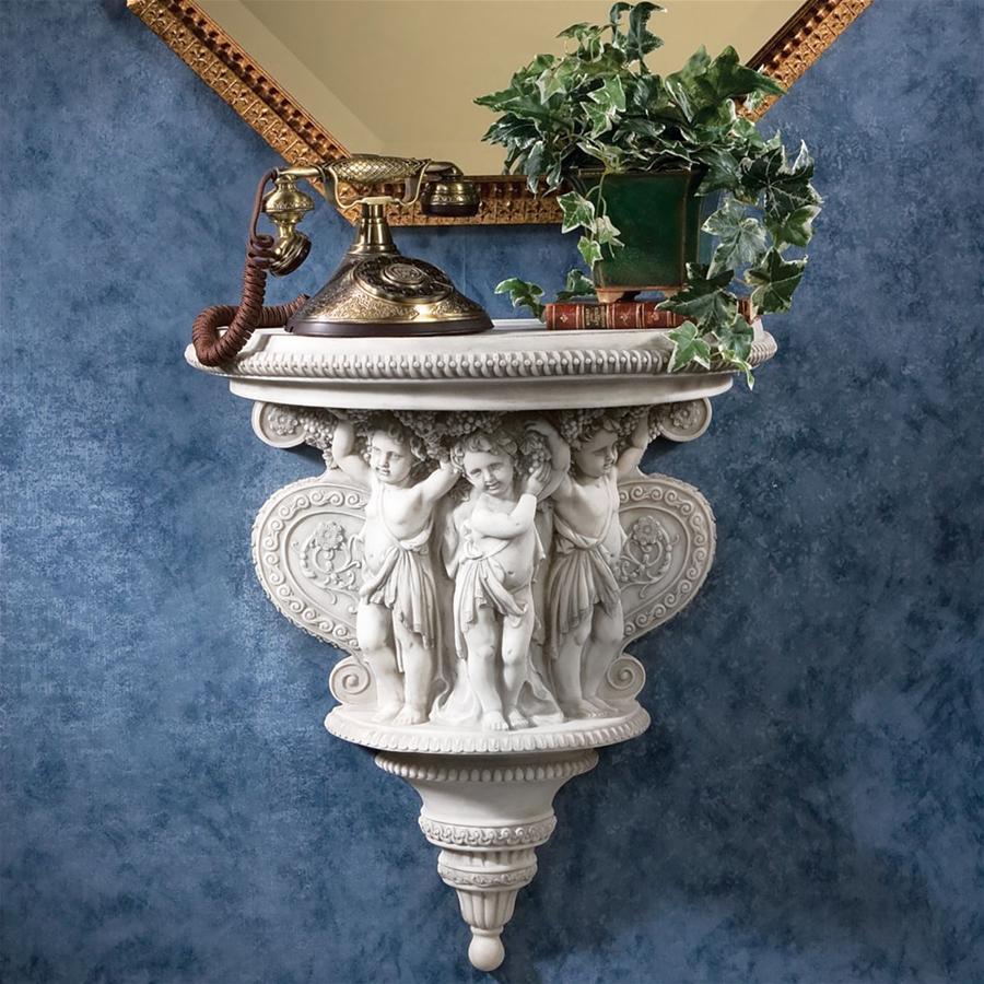 Design Toscano Bar Gifts - Cherubs Of The Wine Harvest Shelf