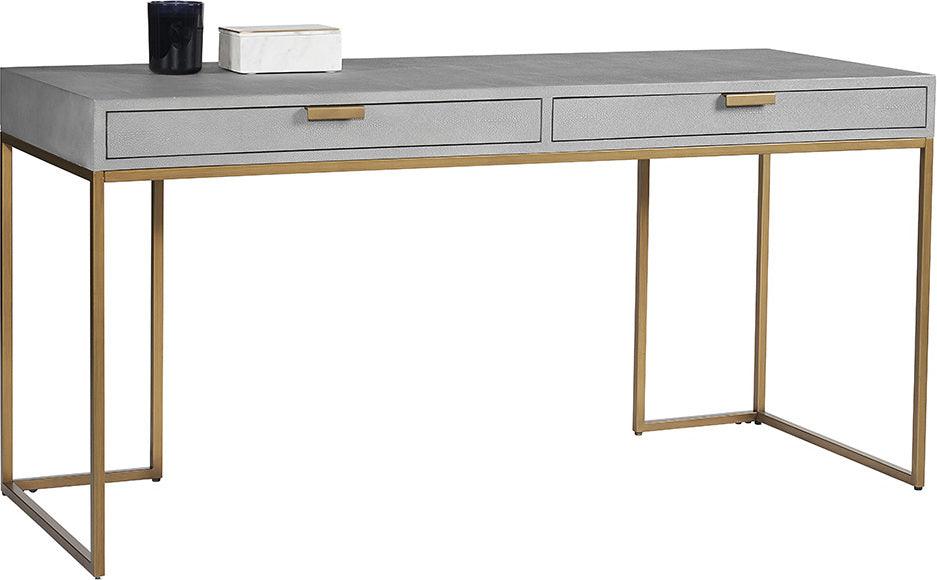 SUNPAN Desks - Jiro Desk - Grey Shagreen