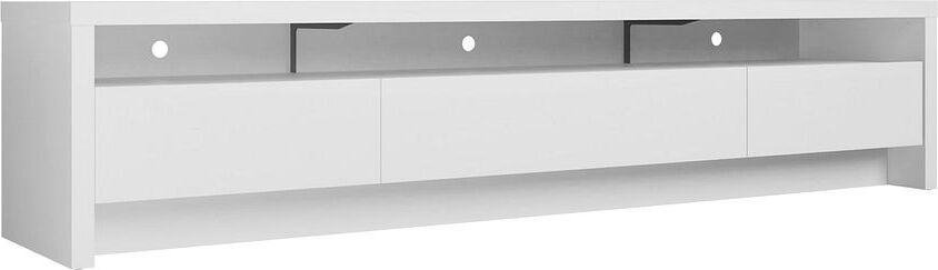 Manhattan Comfort TV & Media Units - Sylvan 85.43 TV Stand in White Matte