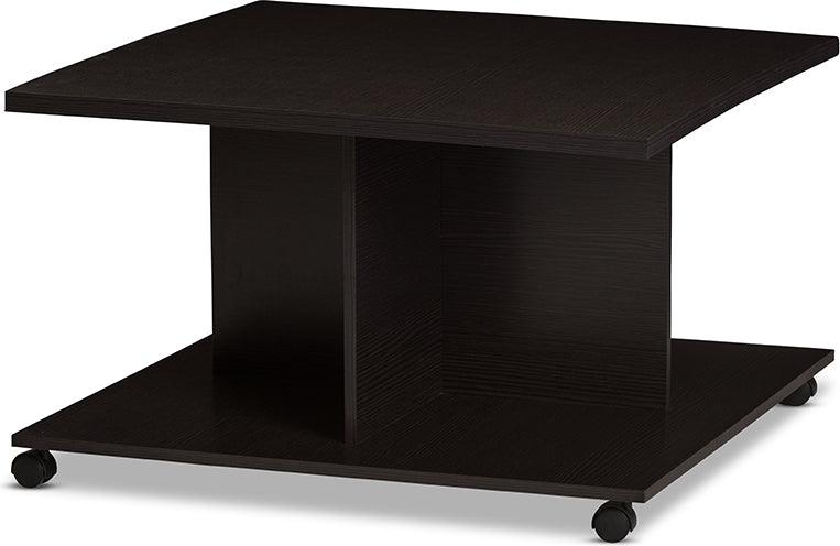Wholesale Interiors Coffee Tables - Cladine Coffee Table Wenge Dark Brown