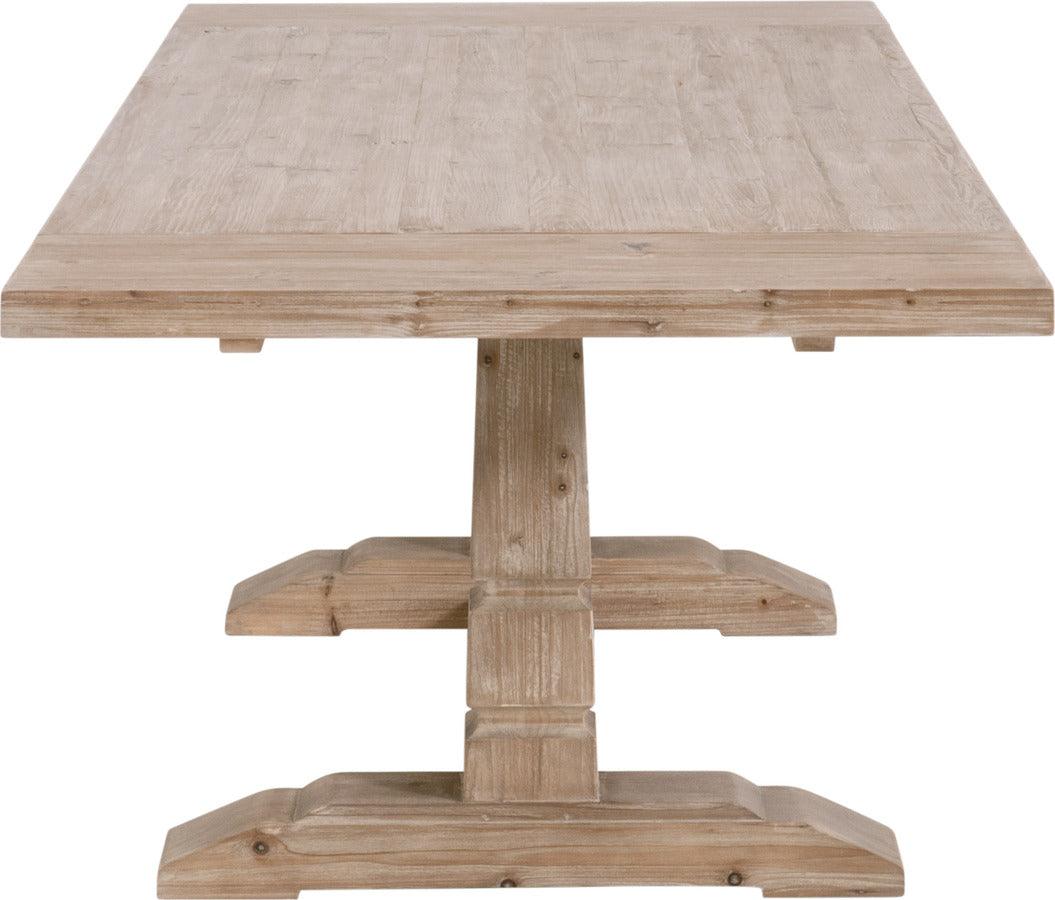 Essentials For Living Dining Tables - Hayes Extension Dining Table Smoke Gray Pine