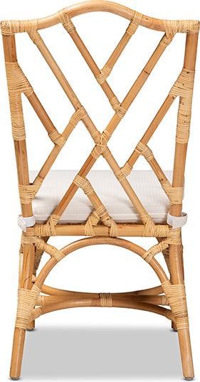 Wholesale Interiors Accent Chairs - Sonia Natural Finished Rattan Dining Chair