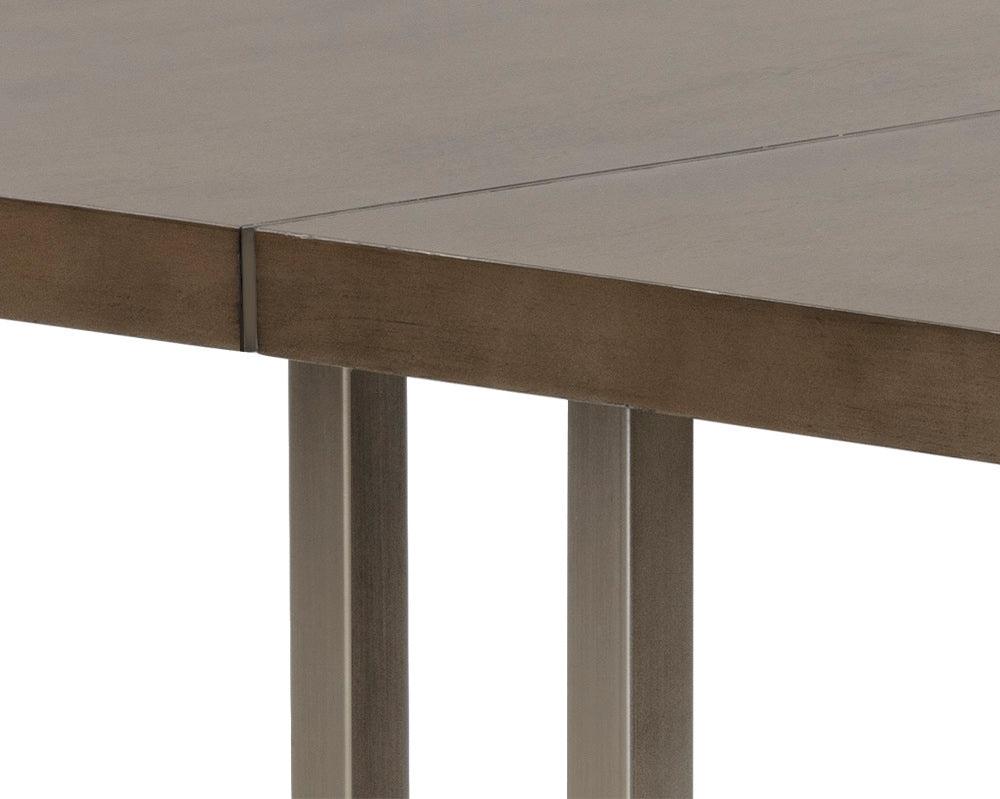SUNPAN Dining Tables - Jade Dining Table - Antique Silver - Ash Grey - 79" Gray